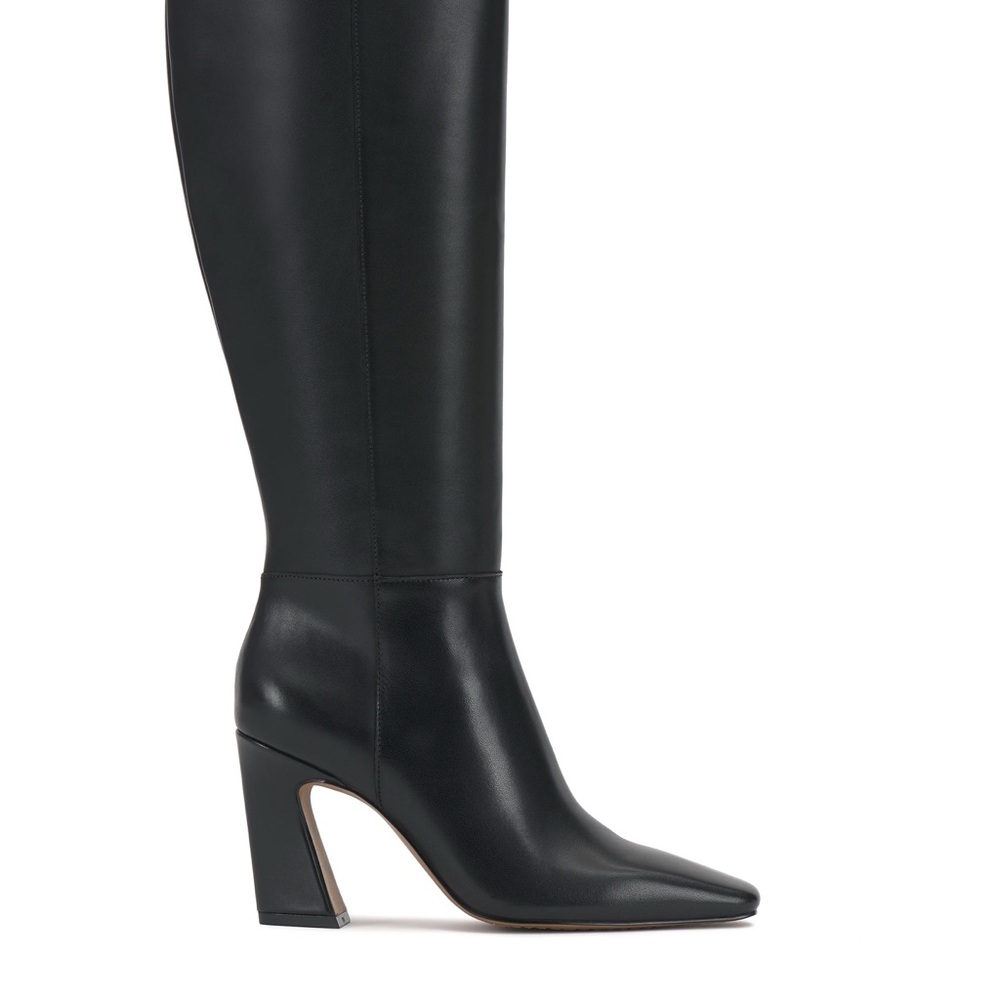 Elegant Black Knee-High Women's Boots